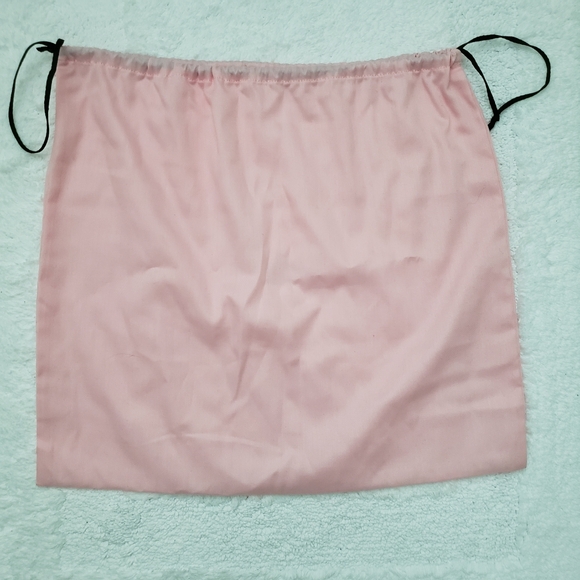 ⭐ 2/$15 ⭐ NEW Kate Spade Large Drawstring Dust bag size 19.5" x 17" Pink - Picture 4 of 5